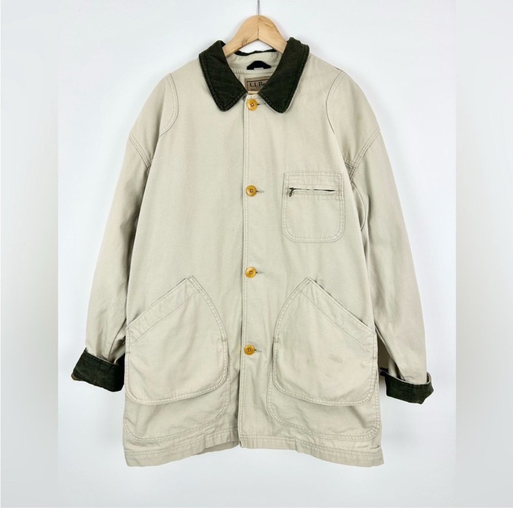 Vintage Wool & Cotton Barn Chore Jacket Blanket Lined